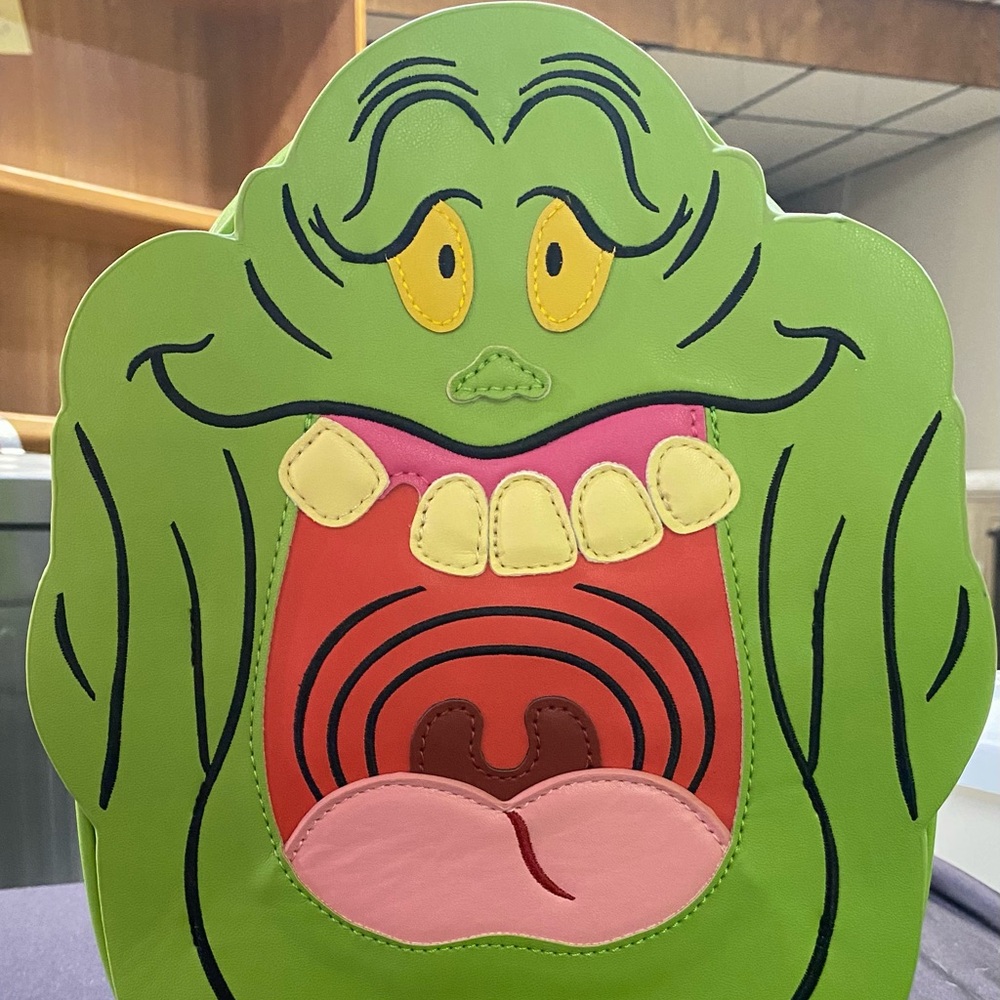 Ghostbusters Slimer Cross Body Bag w/FREE Plush